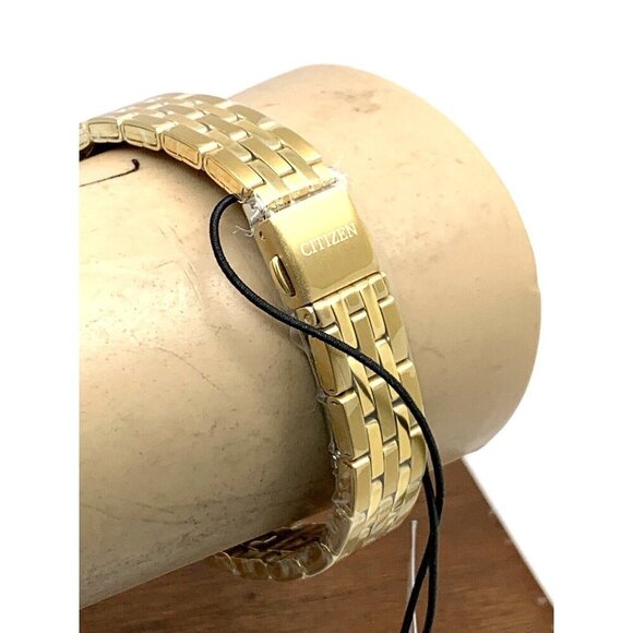 Citizen Women's Watch EQ0603-59P Quartz Gold Dial Day Date Steel Petite 28mm - Picture 10 of 14